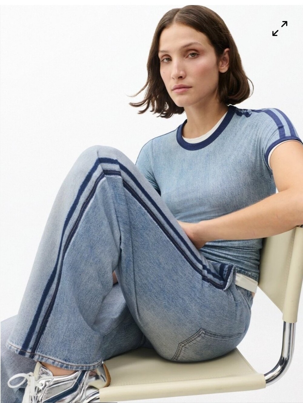 rag & bone Miramar Wide-leg Track Pant In Coney - Picture 1 of 13